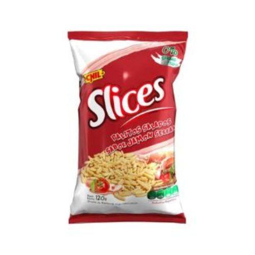 Palitos Salados SLICES Jamón Serrano x 120grs. (B x 33u.)